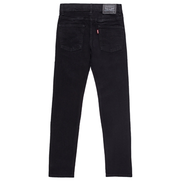 Levis Boys 502 Jeans Regular Taper Black